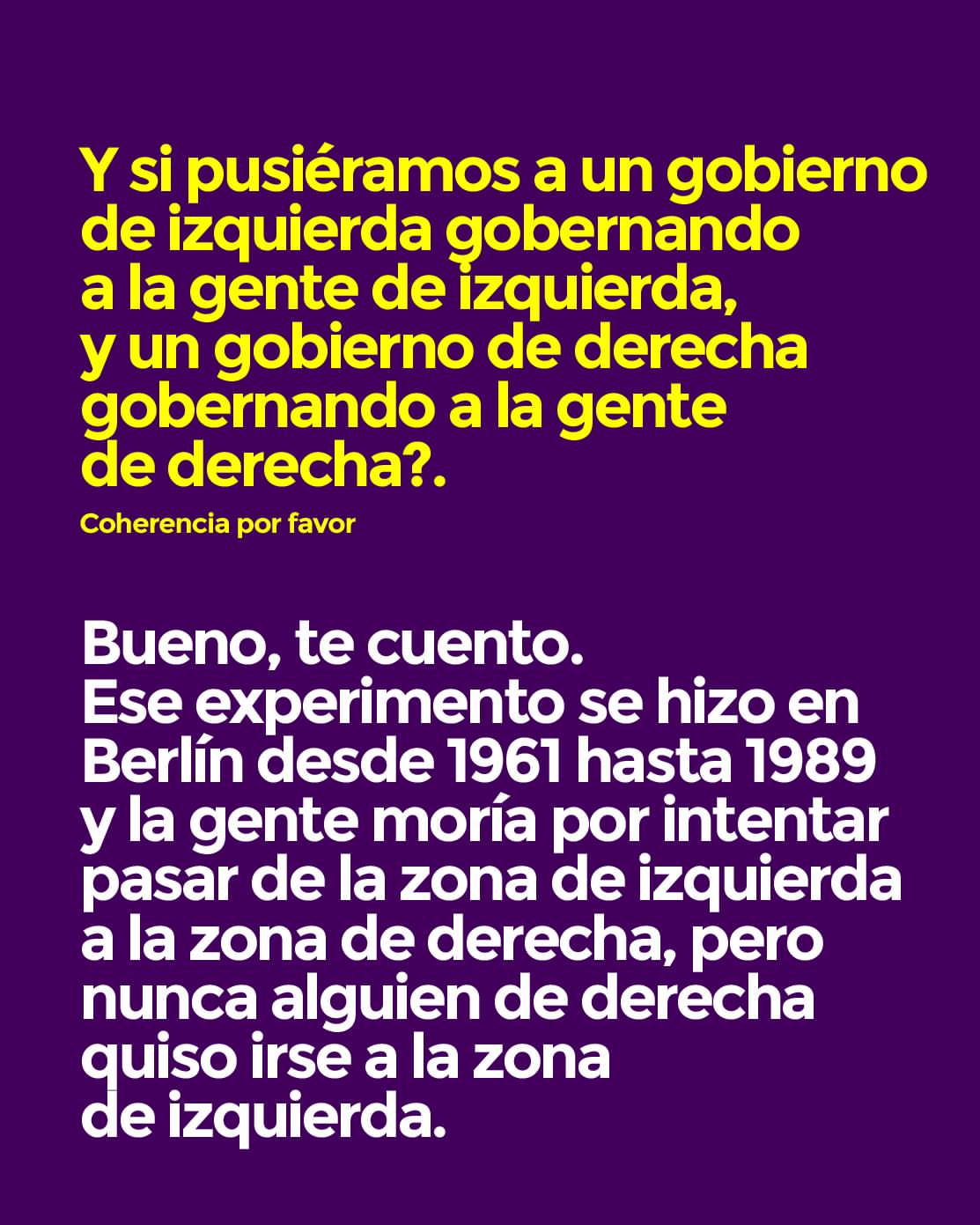 Más claro imposible