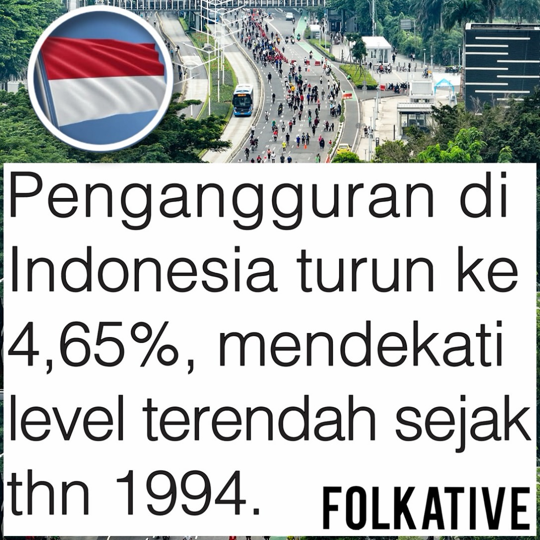 Indonesia’s unemployment rate fell to 4.65% in 2026, approaching its 1994 level of 4.36%, according to the latest data from Statistics Indonesia (BPS). The figure marks a significant development in the country’s labor…