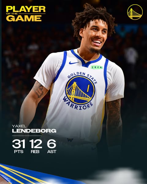 No Warriors rookie has put up such a stat line since Rick Barry in 1966 💪