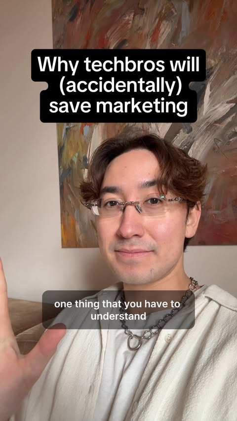 Techbros are realising you can't prompt a real marketing strategy. Today: understanding the "math club" mentality of the tech sector and the central challenge of creative marketing right now - and the reason you need …