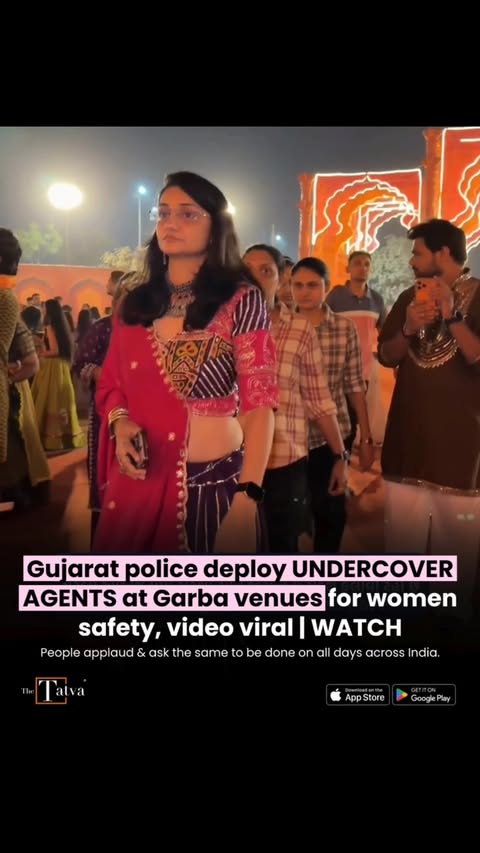 Gujarat Police have won praise on social media after deploying undercover women officers at Garba venues during Navratri to ensure the safety of female attendees. Dressed in traditional chaniya cholis, the officers ar…