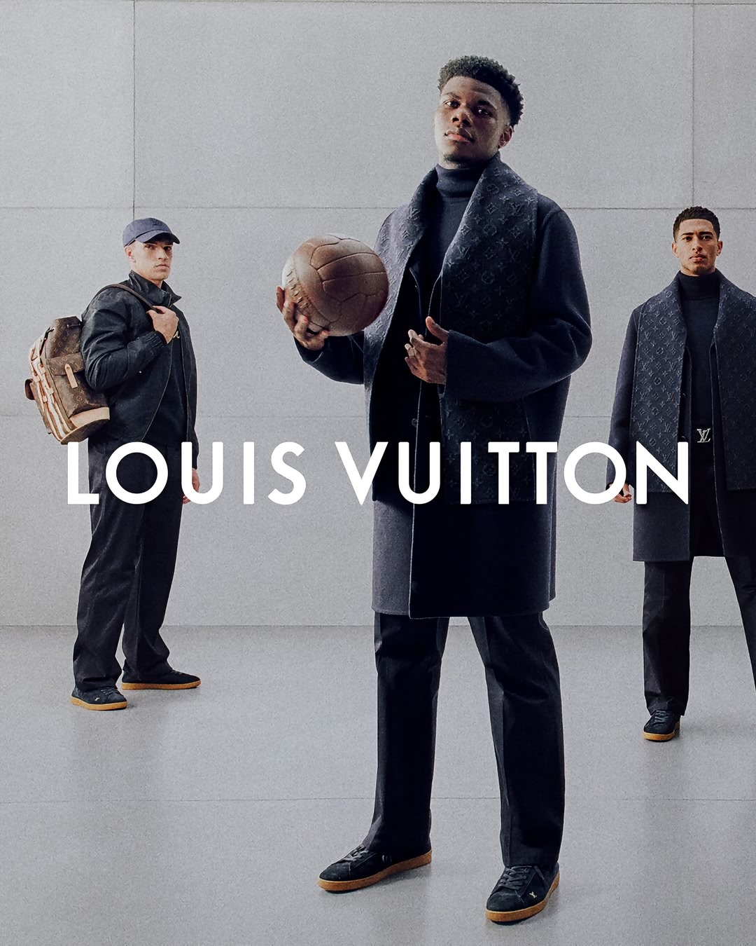 Beyond the game. Conceived by Louis Vuitton’s Men’s Studio led by Pharrell Williams, Real Madrid’s football wardrobe captures a collective spirit through embroidered Club crests and Monogram accents, infusing the jour…