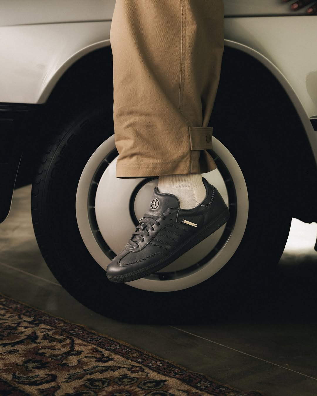 The @adidas Samba OG x Mercedes-Benz is out now! 👟✨ #WelcomeHome #140YearsOfInnovation