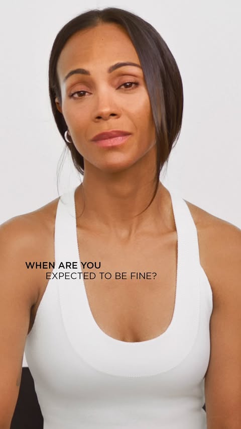As women, we can feel pressure to hold everything together. @zoesaldana talks about the moments when being “fine” can feel like an expectation. Take a moment to check in with yourself and discover the “I’m Fine” progr…