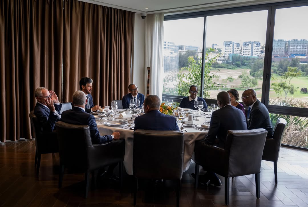 This afternoon, following the announcement of the Formula 1 African Grand Prix to take place in Rwanda, President Kagame and First Lady Jeannette Kagame hosted a luncheon, where they were joined by FIA President Moham…