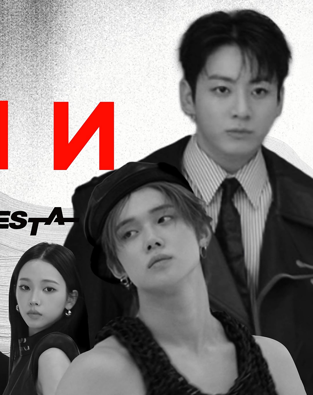 ⠀ [D‘FESTA THE ORIGIN] KANON NO.48 찰나의 순간을 영원한 기록으로- ”지금 이 시대의 K-POP은 어떻게 기억되어야 할까요?“ 서로 다른 속도로 움직이는 48명의 아티스트는 거대한 악보 위를 흐르는 음표처럼 교차합니다. 각자의 걸음은 저마다 다른 리듬을 만들고, 그 리듬은 한 공간 안에서 만나 기념비적인 장면을 완성합니다. G-DRAGON, BTS, Stray…