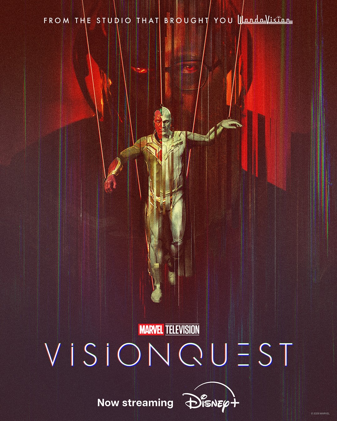 > status: SYSTEM COMPROMISED Stream the first two episodes of Marvel Television’s #VisionQuest now, only on Disney+.