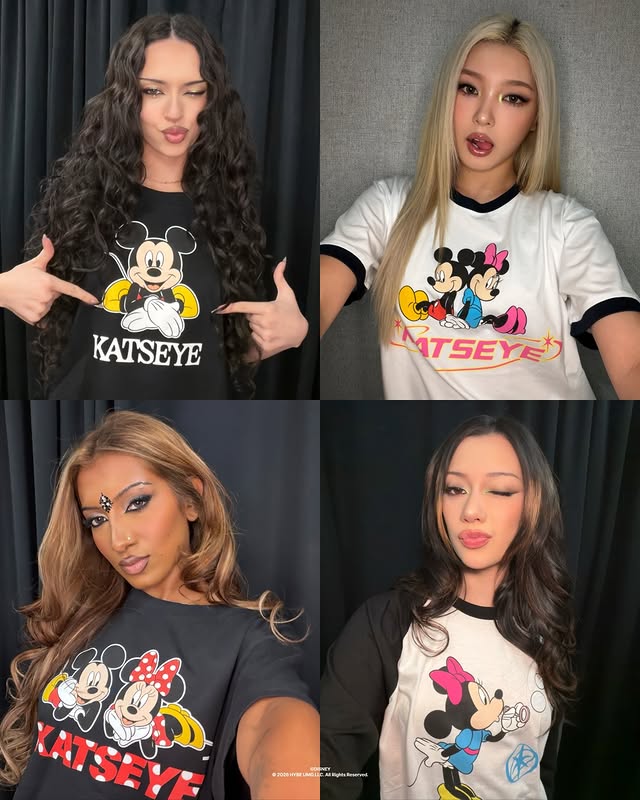 KATSEYE x DISNEY. The ultimate crossover 🎀 @katseyeworld x @disney, featuring @mickeymouse & @minniemouse. Coming exclusively to @complexshop October 15.