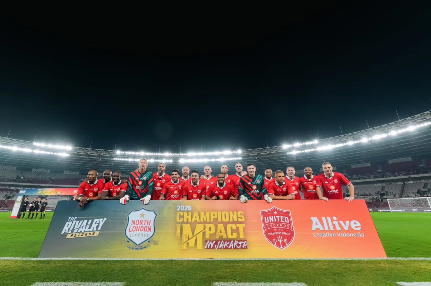 It has been an honor to share the experience with former teammates and great figures from the Premier League. I want to thank @champions_impact_official for the invitation and Indonesia for so much affection.