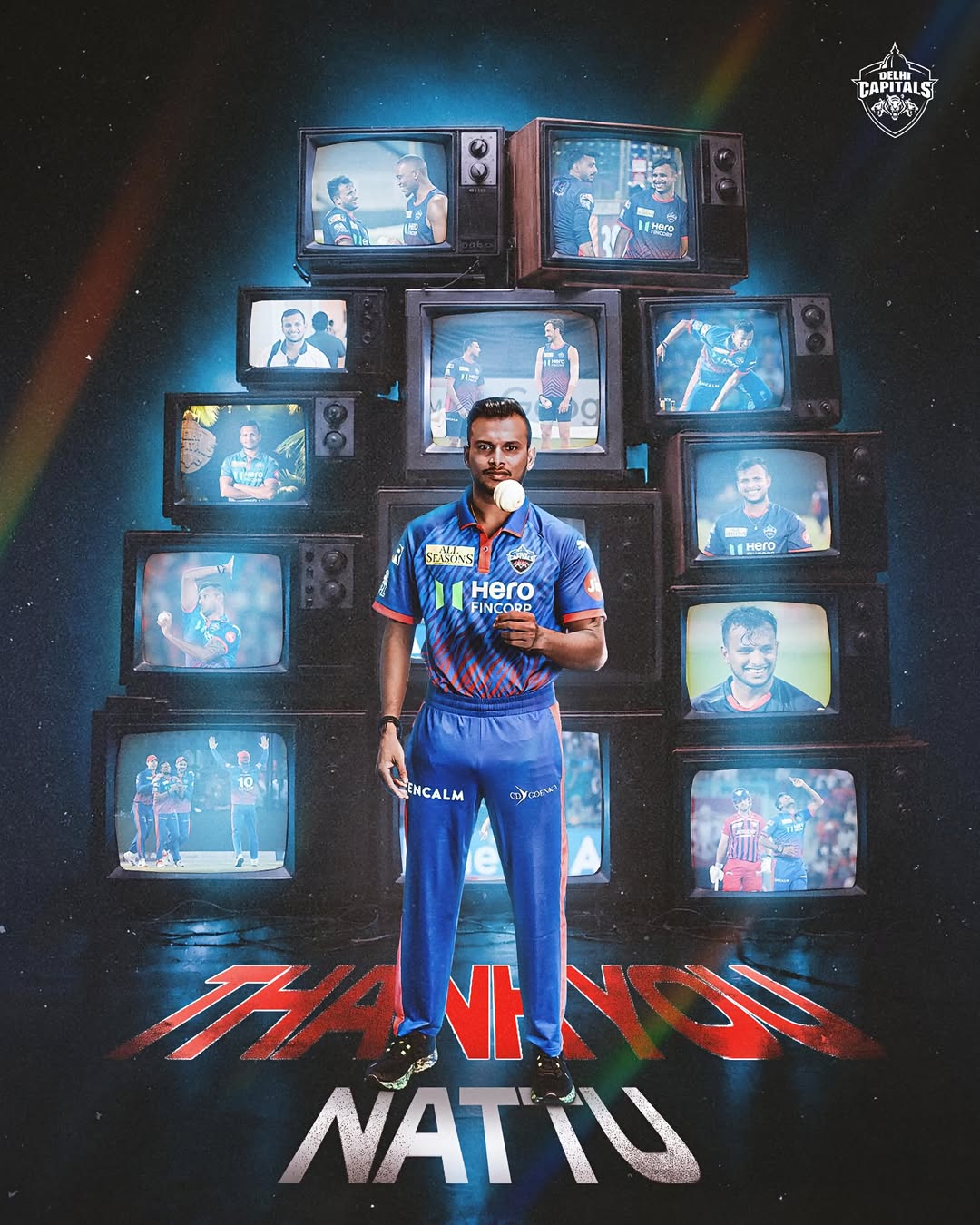 For all the yorkers and that smile... thank you Nattu! 🥹 You will always be a Tiger 💙❤️
