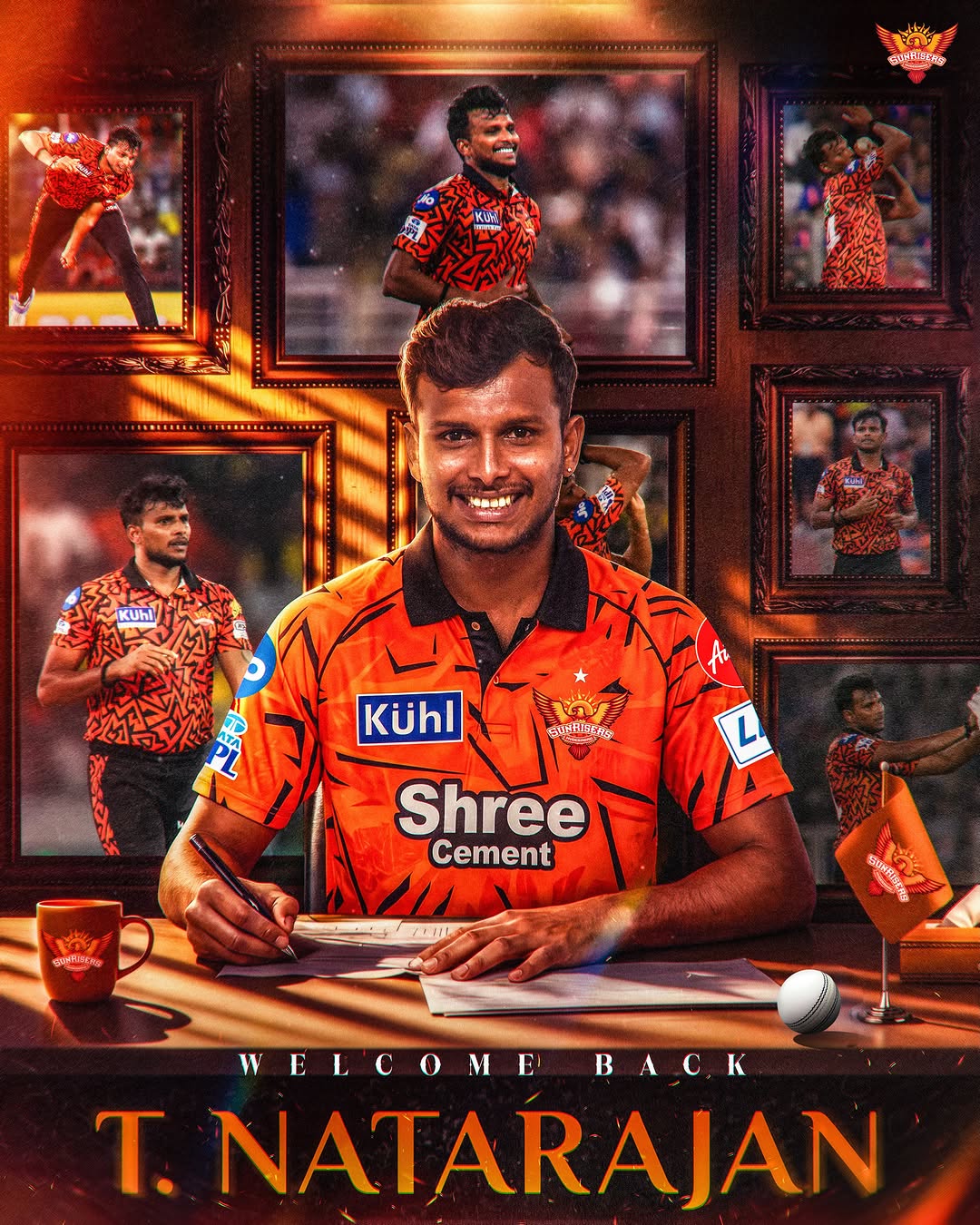 Orange Army, our Nattu is coming home 😍🧡 [T. Natarajan | Play With Fire | SunRisers Hyderabad | TATA IPL]