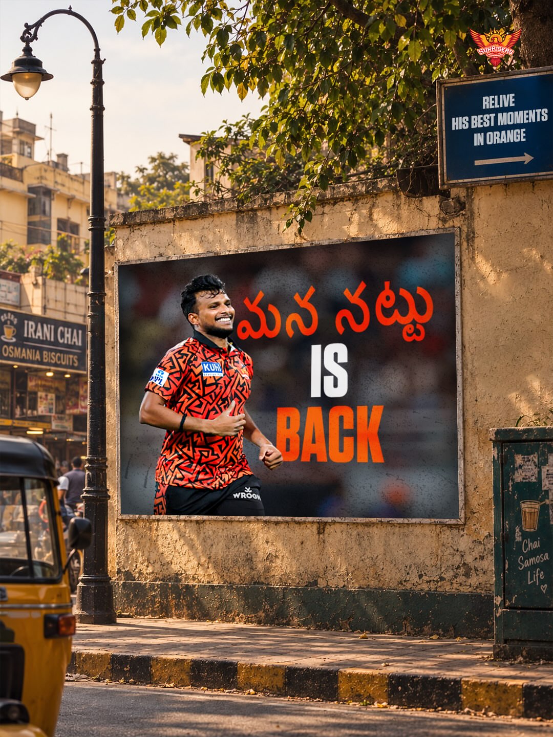 Can’t wait to see you in 🧡 soon, Nattu 😍 [T. Natarajan | Play With Fire | SunRisers Hyderabad | TATA IPL]