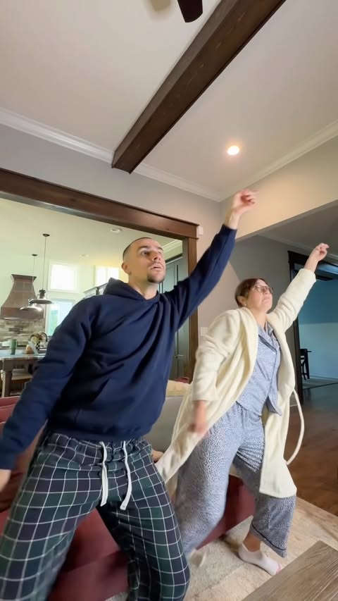 knew she’d never turn down a @justdancegame face off… thanks for getting game night on its FEET Ubisoft! tap the link in our bio to grab #JustDance - now only $40! #ad