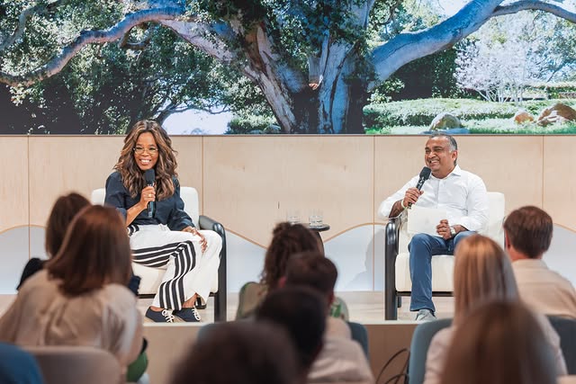 I recently sat down with @Oprah at @Google Zeitgeist to talk about storytelling, listening to your audience and the importance of human connection. She shared lessons from decades of conversations with people from eve…