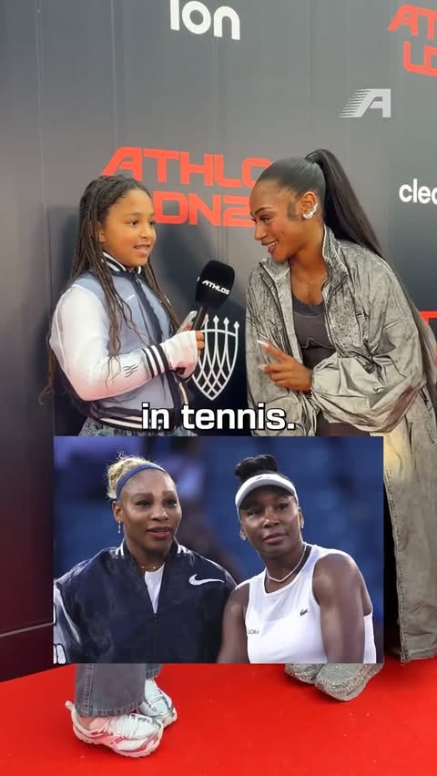 @olympiaohanian asked @itsshacarri what she’d want to be amazing at besides running, and the answer is too sweet 🥹 ㅤ “To be as amazing as your mom and your aunt.” ㅤ We’ve got the next generation of sports broadcaster…