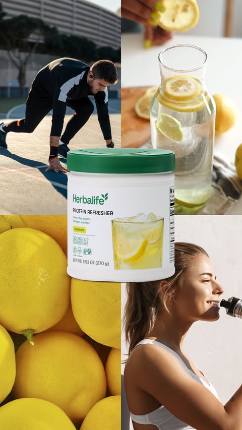 A splash of freshness, a vibrant twist, a new way to enjoy your routine 💚 Meet Protein Refresher Lemonade 🍋 and bring a little brightness to every sip.