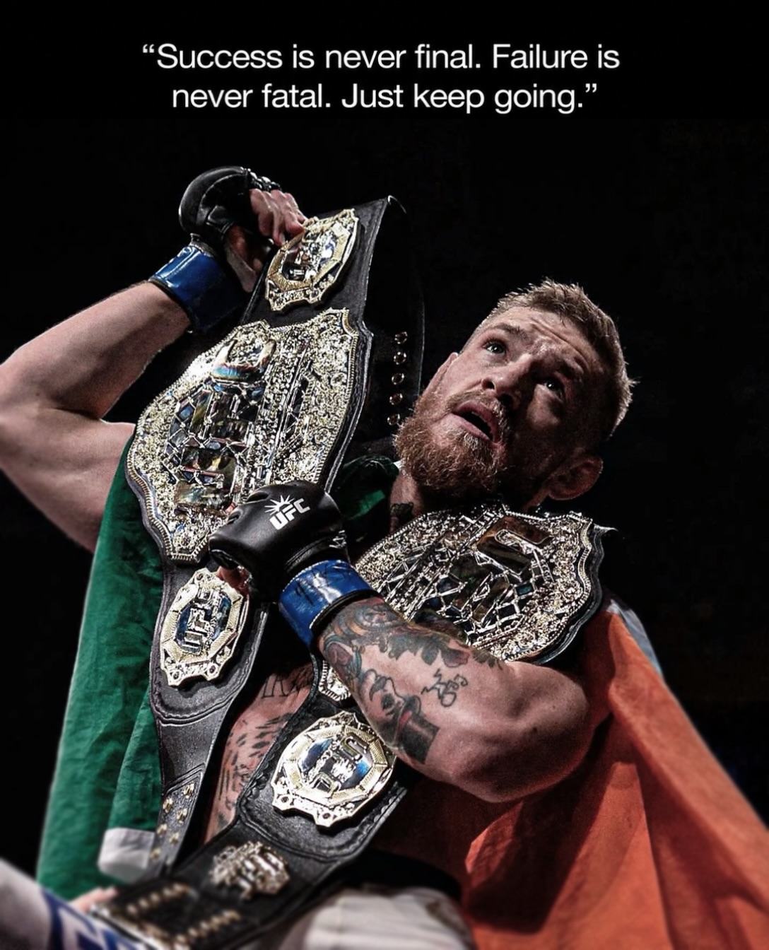 I was saying this back in 2014. Two years later, I held both belts. There was no perfect run to that night. If you’ve taken a knock, look at it straight. Keep what worked. Change what didn’t. Go again. Back yourself. …
