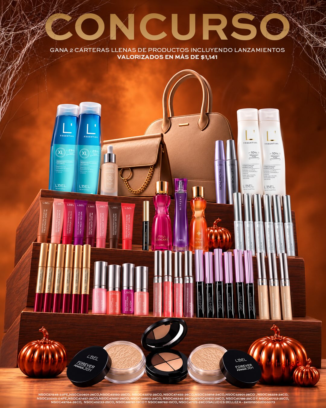 🚨 CONCURSO POR EL DÍA DE LOS MUERTOS 🚨 Celebra estas fechas con un look a la altura participando en nuestro GRAN CONCURSO por el Día de los muertos y gana DOS carteras llenas de productos de L’BEL incluyendo NUEVOS …