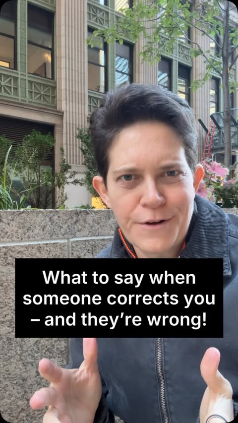 Here’s what to say when someone corrects you – and they’re wrong. A lot of people just let it go because they don’t want a confrontation, or they start to doubt themselves. But if you know you’re right, there’s a bett…