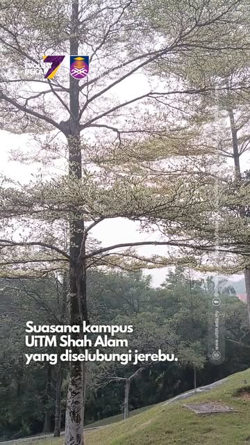 Suasana kampus UiTM Shah Alam yang diselubungi jerebu. Bersama kita jaga kesihatan dan keselamatan. #UiTMcakna #UiTM2030 #UiTM7dekad #UiTMdihatiku