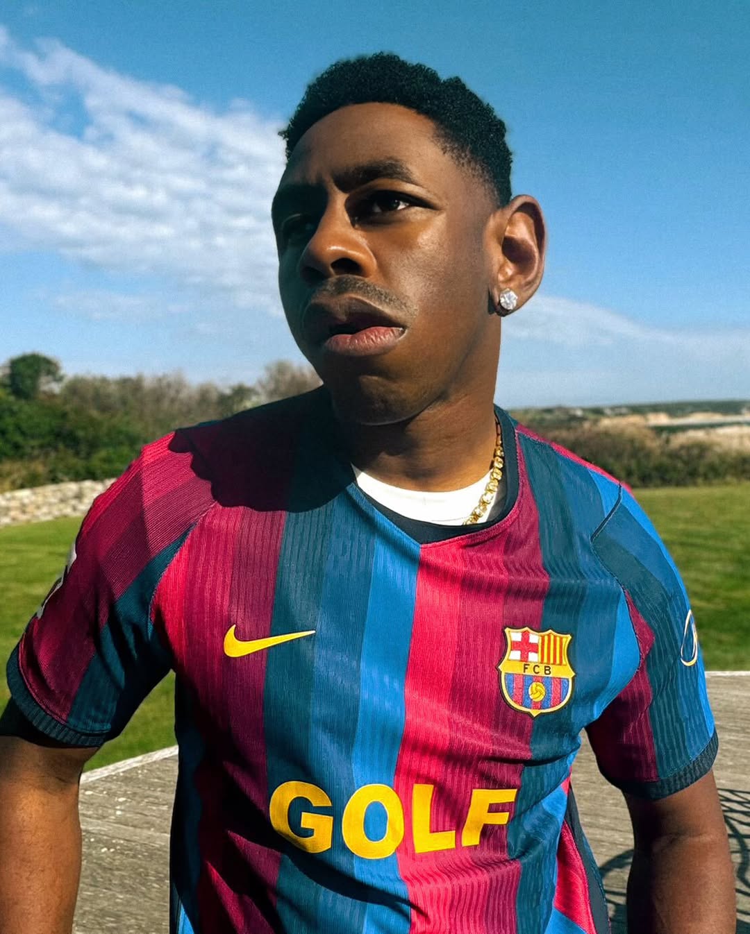 Welcome to the team, Tyler, The Creator. Benvingut a l’equip, Tyler, The Creator. Bienvenido al equipo, Tyler, The Creator. FC Barcelona x @spotify x @feliciathegoat x @golfwang