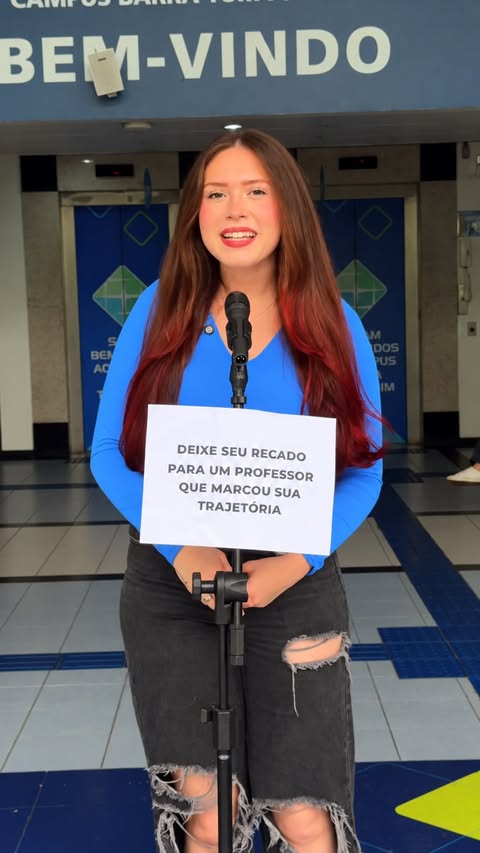 Tudo começa com um professor… 💙 É ele quem acredita no nosso potencial, amplia nossos horizontes e inspira a gente a ir mais longe. E você, tem algum professor que mudou sua maneira de enxergar o futuro? Conta aqui n…
