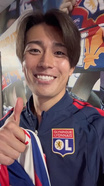 Deux passes décisives pour Keito Nakamura, que vous avez élu Homme du match 🔥 Un petit message (avec un peu de français 🇫🇷) de la part de notre Japonais pour vous remercier les Gones 🤳