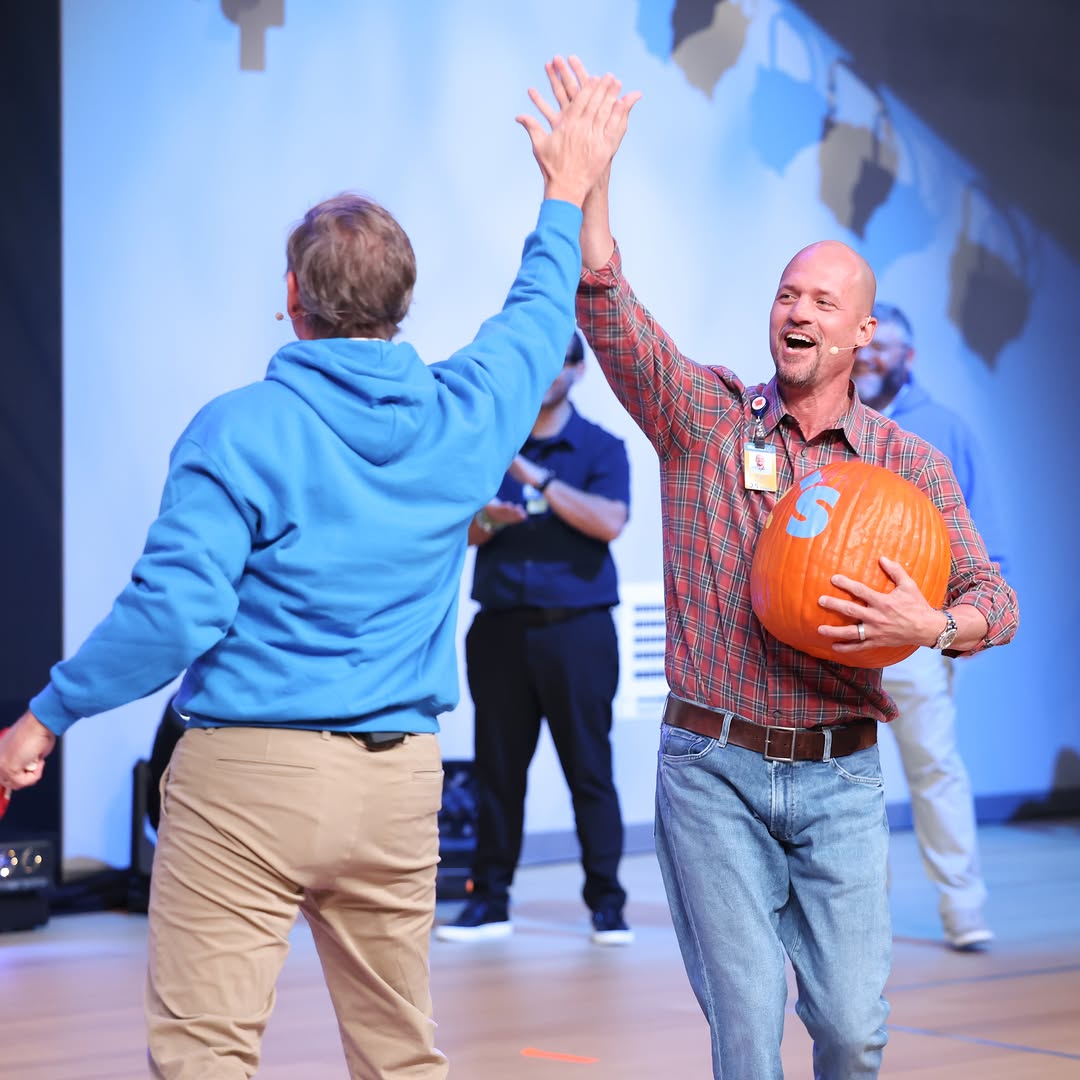 Our latest Morning Meeting was a lot of fun, and the best moment came after some friendly competition with Dude Perfect. Kyle Kinnard, Steve Schrobilgen and their teams went head-to-head. It was competitive, but when …