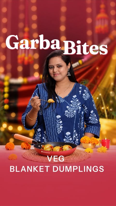 Ek taraf dinner ki zimmedaari, doosri taraf Garba ki taiyaari? 💃✨ Relax… Garba Bites is here to make your Navratri evenings easier with quick, wholesome recipes ready in just 15–20 minutes! Try these delicious Veg Bl…
