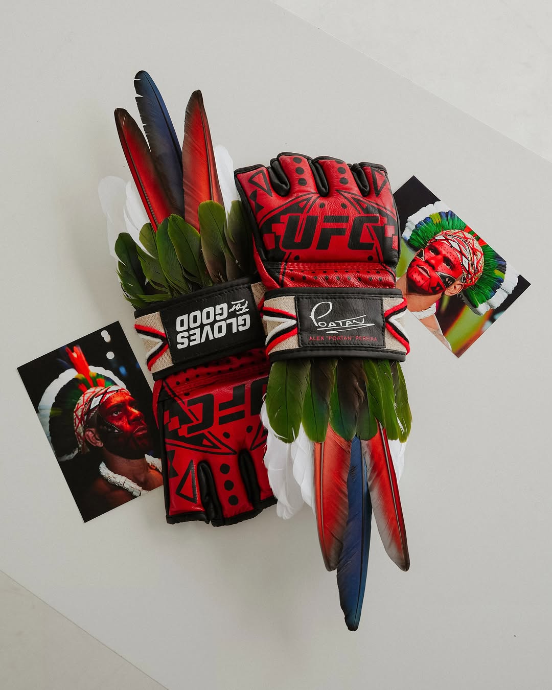 Enter To Win an exclusive One-of-One Pair of UFC gloves, inspired by @AlexPoatanPereira & designed by artist @Ant.Kai + a signed pair of his fight shorts! The winner will also secure a VIP trip to #UFC335 to meet Poat…