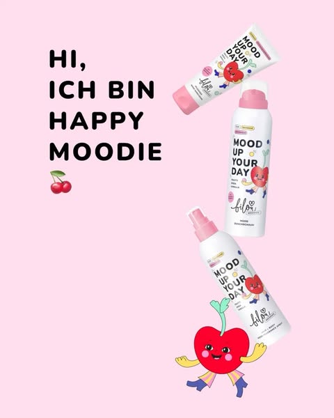 Habt ihr schon unsere neuen mood-matching Düfte entdeckt? 😍 🍒 Der süße Rote-Früchte & Soda Duft von Happy Moodie ist perfekt für kleine Feel-Good-Momente im Alltag. Die bilou Moodies Duftwelten wurden mit einer beso…