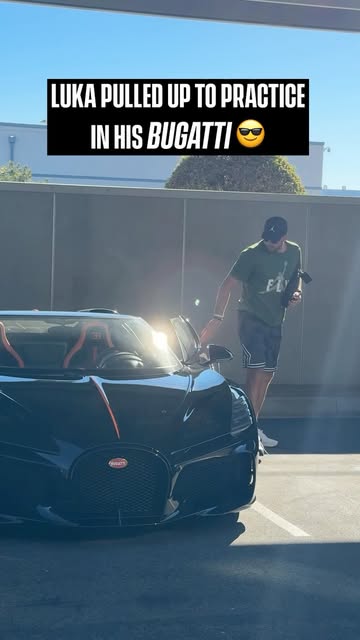 Luka pulled up in style 😎