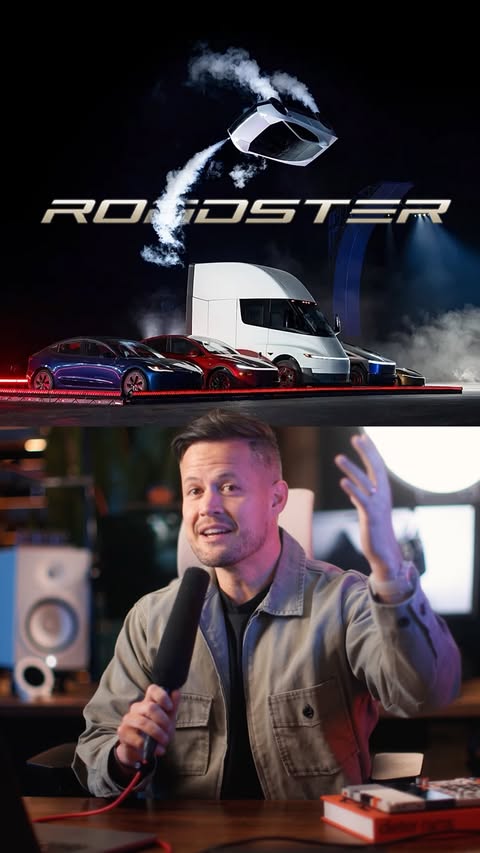 WHAT?! THE NEW TESLA ROADSTER: • Goes into production in 2028 (I will personally be amazed if they deliver in ’28) • 0-60 mph in as little as 0.59s… tonight they demo’d it live and it clocked 0.81 seconds • Over 300 m…