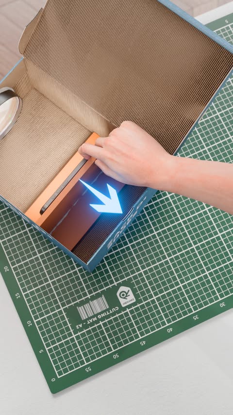 Turning A Shoebox Into A Movie Projector 😮