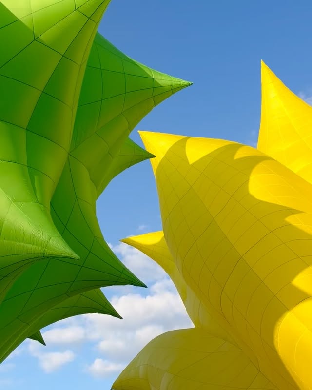 The wild yellow tulips of Cappadocia was a key inspiration behind @lesbenjamins 15-year anniversary. Their shapes and colors inform both the collection and the accompanying hot air balloons (no, no AI was used), while…