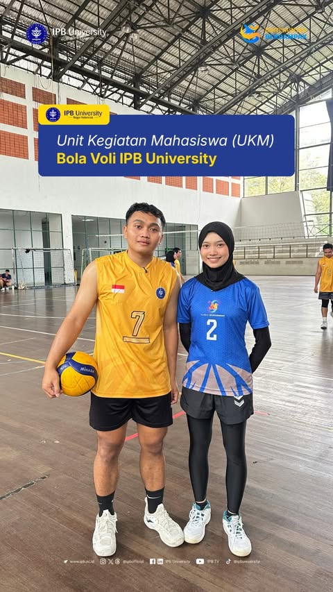 #UKMIPB Setiap lompatan menjadi saksi betapa keras usaha yang dilakukan dan betapa serunya setiap proses yang terjadi di lapangan. Yuk kita simak salah satu UKM yang fokus bidang olahraga, UKM Bola Voli IPB University…