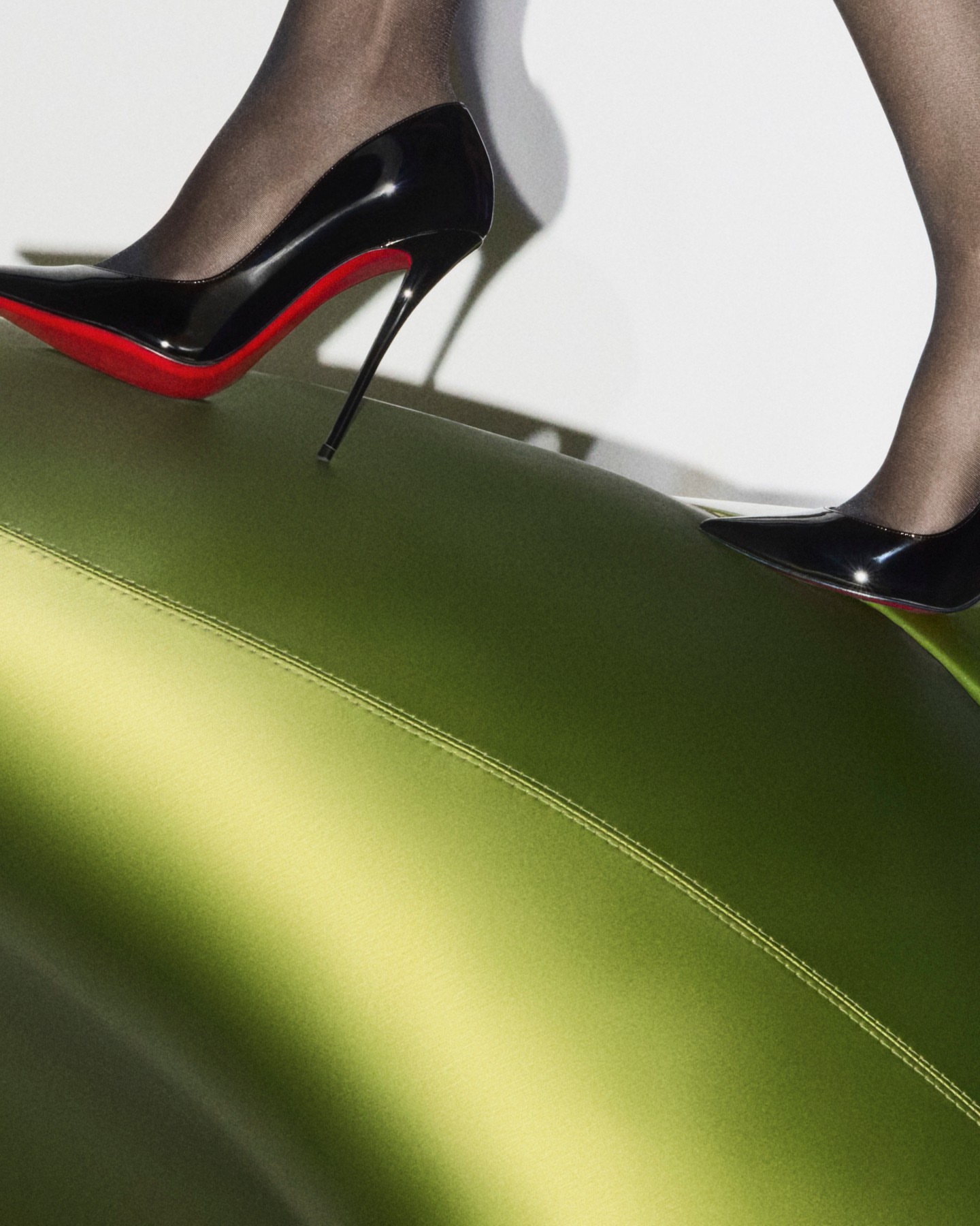 La Pigalle plays with colour, light and the art of the silhouette. #ChristianLouboutin