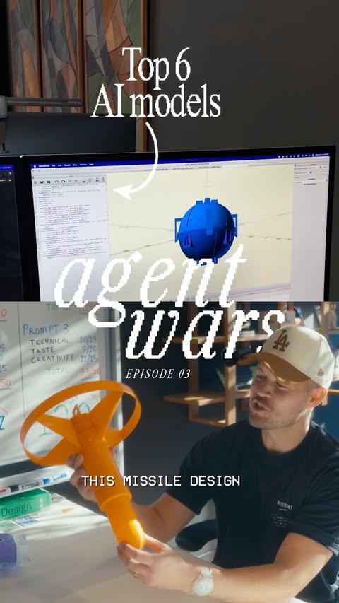 Welcome to Episode 03 of Agent Wars. Today we’re challenging the 6 top AI models to design, engineer and 3D print an egg capsule with the goal of protecting an egg from the tallest possible height. For Episode 03, her…