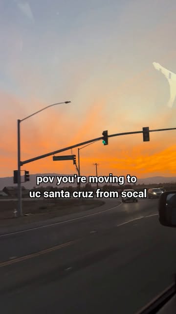 Romanticizing the drive from SoCal back to UC Santa Cruz. Welcome home, Slugs. 🌅 🐮 🌲 #latepost 🎥 Video description: Various clips documenting the the drive from Southern California to Santa Cruz, including loading…