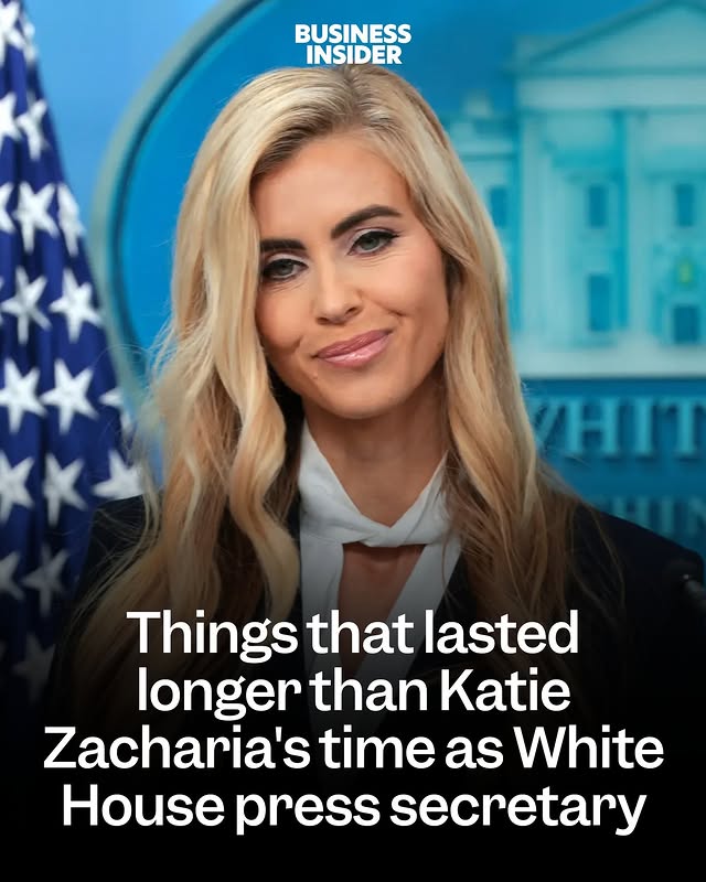 Katie Zacharia is out as White House press secretary after five days on the job, officials confirmed on Friday. The lawyer-ish-turned-White House spokesperson had a rocky debut at the podium on Tuesday, during which s…