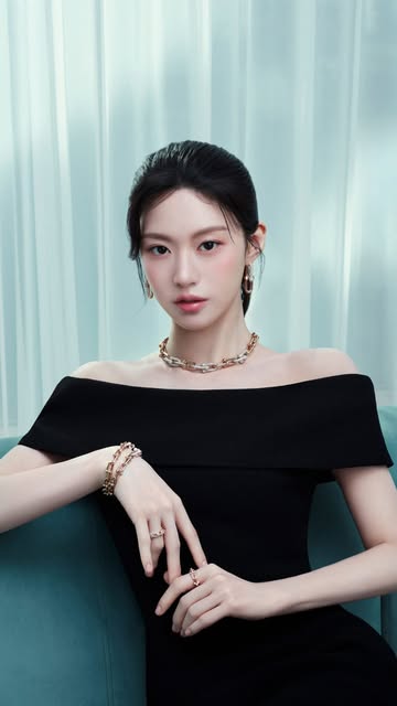 Actress Go Youn-Jung wears HardWear by Tiffany as a reflection of the strength found in the choices we make for ourselves. Each meticulously crafted 18k gold link is a bold symbol of love’s strength. #TiffanyAndCo