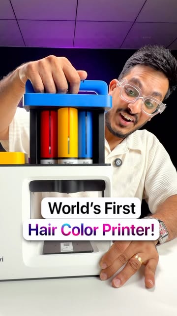 This Smart Gadget Can Make Any Color For Your Hair! This a home hair coloring system that works like a printer, dispensing color in exact proportions to create a custom hair color. It uses three primary cartridges in …