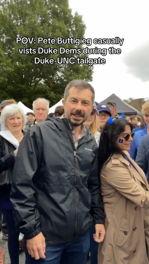 oh hey pete😛 #petebuttigieg #northcarolina #duke #unc