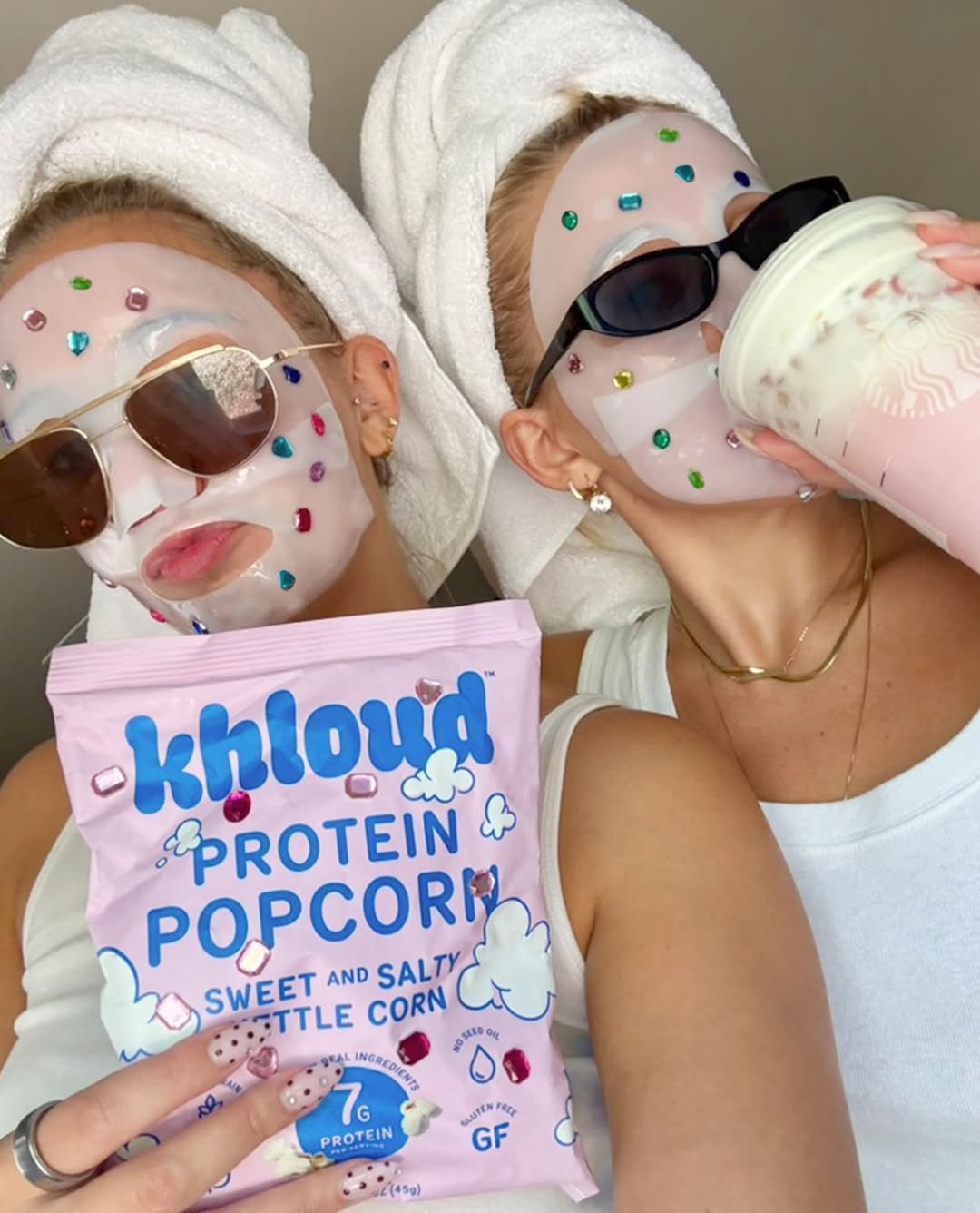 A little whimsymaxxing never hurt anybody 🧚‍♀️💗 Face masks, a Starbucks run, and a bag of Khloud