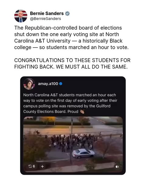 Post di Bernie Sanders