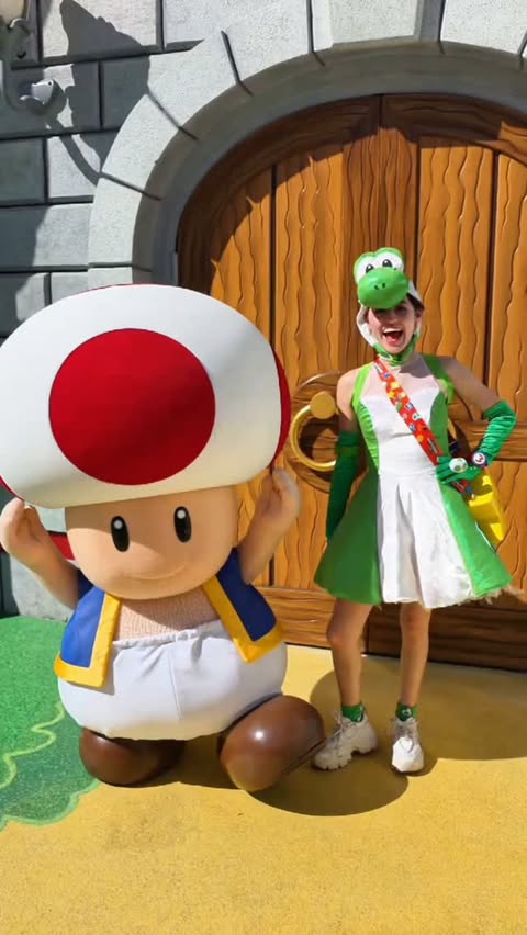 No superaré a Toad 🥺🤣 • • • • #difraz #yoshi #nintendo #lizabaez #reels