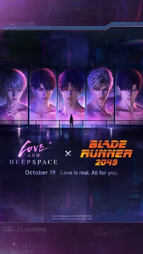 "Interlinked." Love and Deepspace × Blade Runner 2049 Crossover will be available tomorrow! Concept Trailer Released! Every moment with him resurfaces from deep within memory. When a response to love deviates from the…