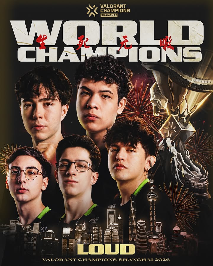 THE 2026 WORLD CHAMPIONS OF VALORANT, @loudgg! #VALORANTChampions