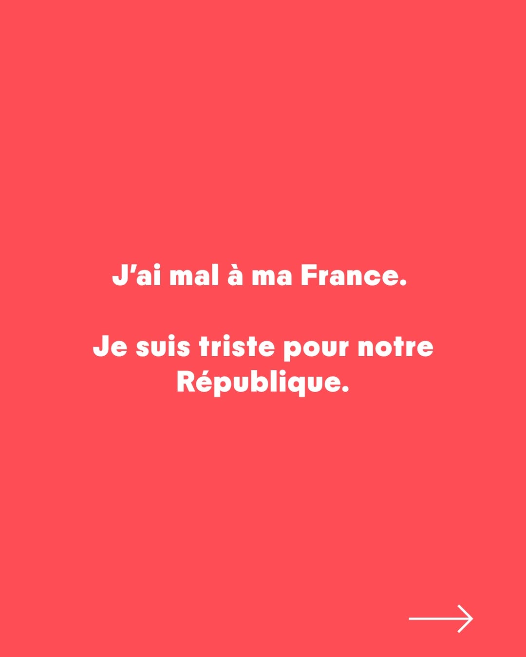 Nous n'avons pas à choisir entre la justice et l'ordre, entre l'égalité et la sécurité. Les Français ont droit aux deux. #17octobre