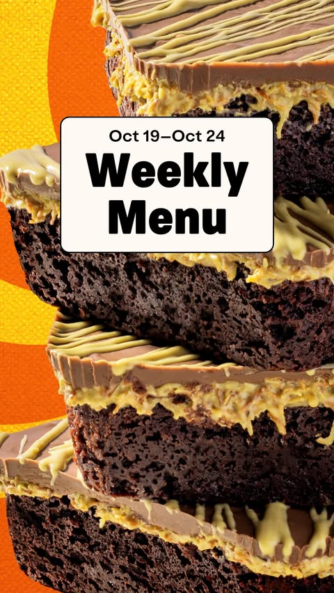 Spooky season just got sweeter 🎃 Oct 19–24 ↓ 🖤 WEEKLY ROTATING MENU 🖤 💚 DUBAI-STYLE CHOCOLATE BROWNIE A soft fudgy brownie with a crunchy Kataifi and pistachio filling topped with a layer of milk chocolate and dri…